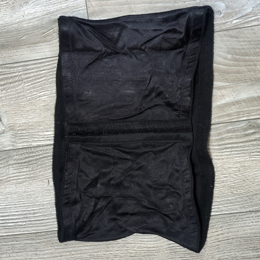 Cupid Vintage Black Waist Cincher Corset M